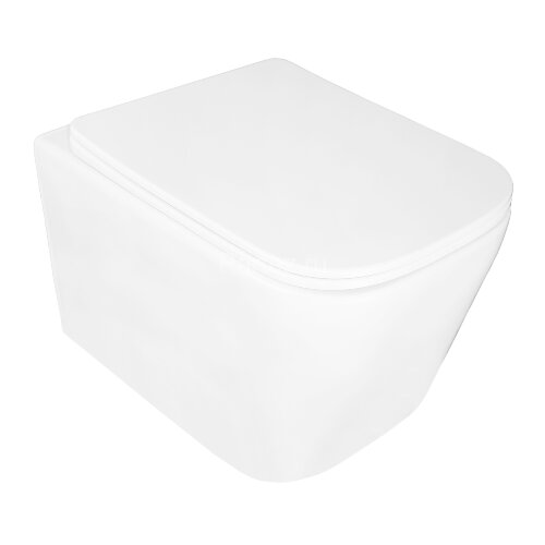 Сет LORANTO Инсталляция + Унитаз Delphi подвесной, безободковый, с системой смыва Tornado в комплект