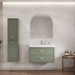 Тумба под раковину Aquaton Нео Классика 85 2 ящика, кипарис (1A286301NC5E0)