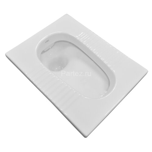 Унитаз напольный "Чаша Генуя" Creo Ceramique 525х405х220 мм, с гидрозатвором (SQ9100)