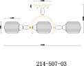 Потолочная люстра Velante 214-507-03