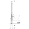 Инсталляция Geberit Duofix для биде, 112 см, универсальная (111.520.00.1)