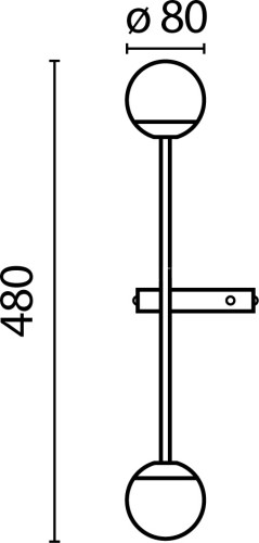 Бра Maytoni MOD285WL-L10B3K
