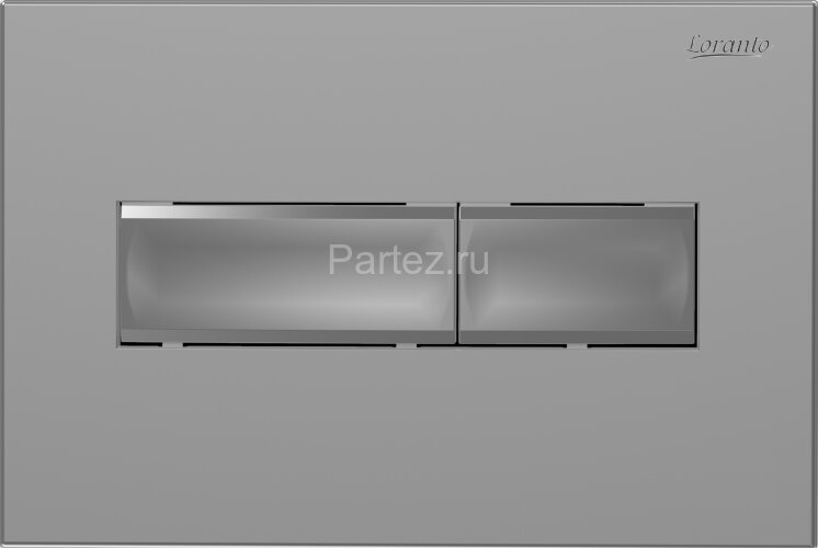 Сет LORANTO Инсталляция с кнопкой Line хром матовая + унитаз FATTO с сиденьем микролифт (4501+7321+C