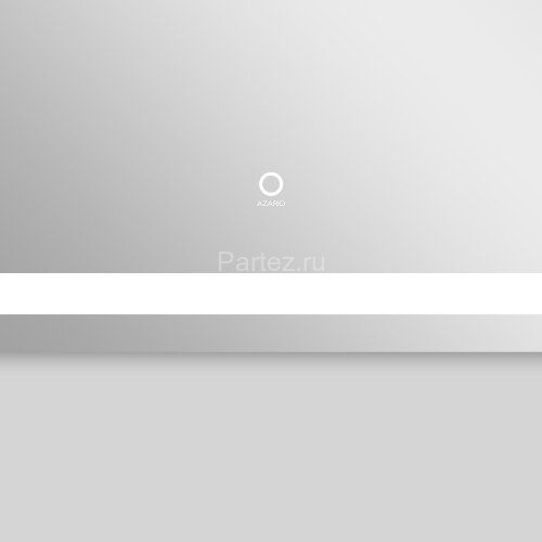 Зеркало AZARIO Dallas 800х700 с подсветкой, сенсорный выключатель с функцией диммера, подогрев (AZ-Z