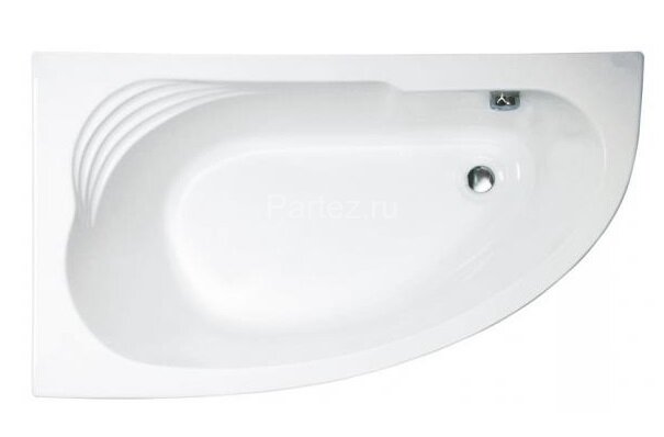 Асимметричная ванна MERIDA 170Х100 левосторонняя