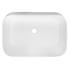 Раковина-чаша Azario 600х390х120 накладная, овальная, белый глянец (AZ-2243-B)