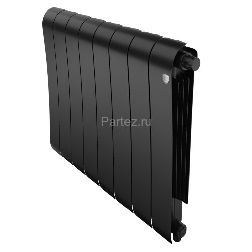 Радиатор биметаллический Royal Thermo Infinity 500 Noir Sable VR80 - 8 секц.