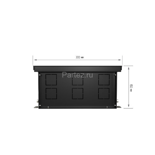 Конвектор внутрипольный Royal Thermo ATRIUM-150/300/1200-DG-U-BL