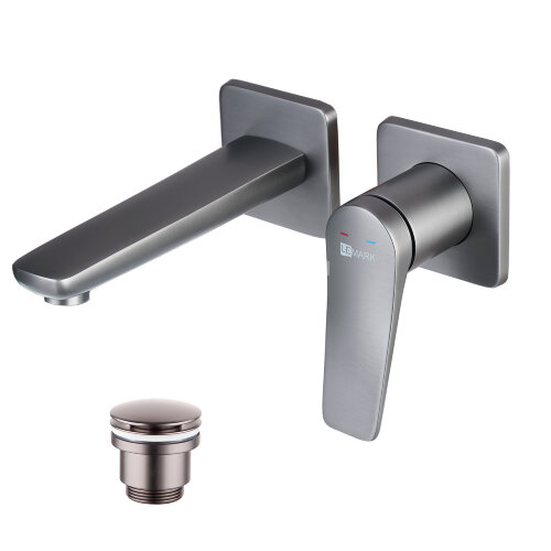 Смеситель Lemark Bronx LM3736GM для раковины, встраиваемый