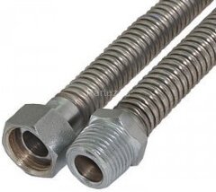 Гибкая подводка для газа сильфонная 3/4&quot; в-н 120 см