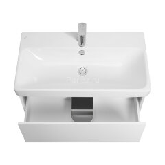 Тумба под раковину AQUATON Сканди 80 белый матовый, белый глянец (1A283001SD010)