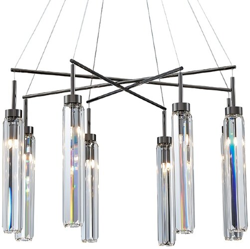 Подвесная люстра Newport 4524+4/S black glossy