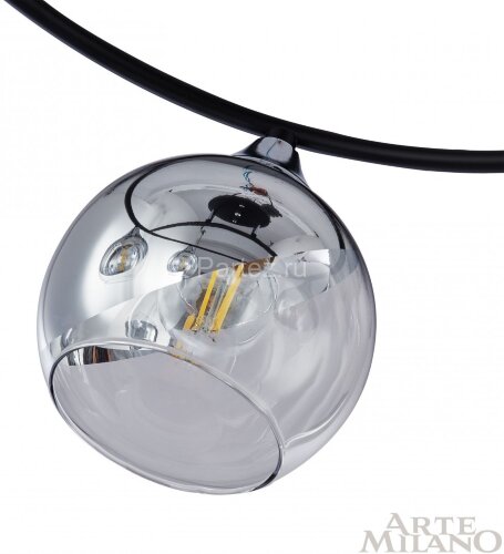 Потолочная люстра Arte Milano 322403/5 BK+CR