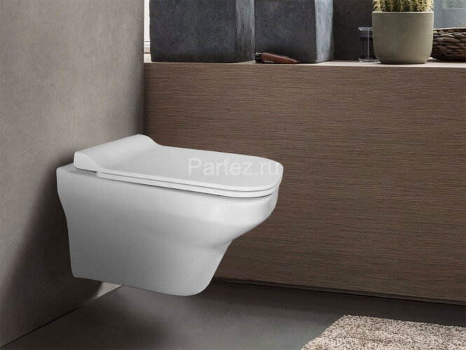 Сет: Инсталляция LORANTO + Унитаз подвесной Kale MOOD 2.0 безободковый, с сиденьем микролифт SLIM (4