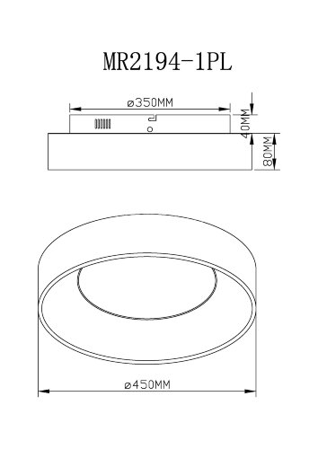 Потолочный светильник MyFar MR2194-1PL
