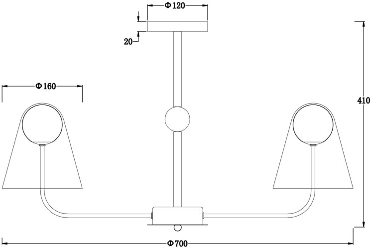 Потолочная люстра Freya FR5382PL-05BS