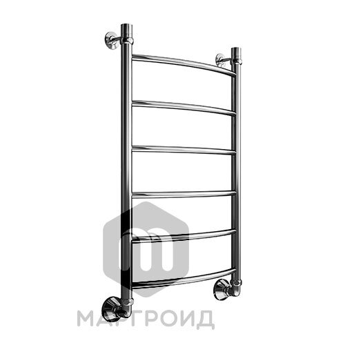 Полотенцесушитель водяной Маргроид Лесенка "Вид 4" без полки 100х50 (комплект), хром