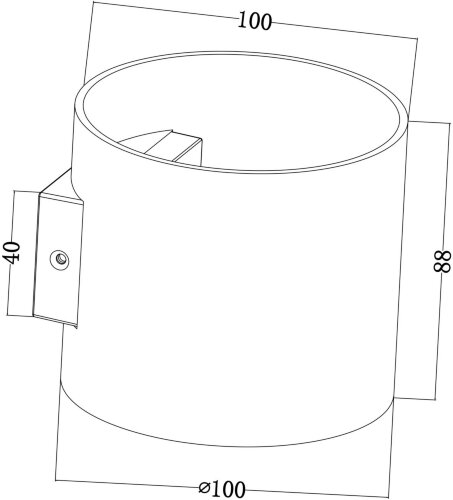 Настенный светильник Maytoni C066WL-01W