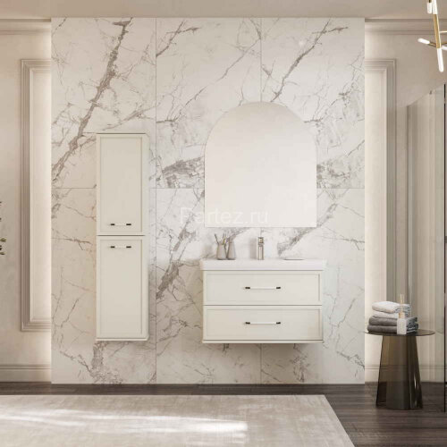 Пенал подвесной Aquaton Нео-Классика белый камень (1A284603NCTG0)