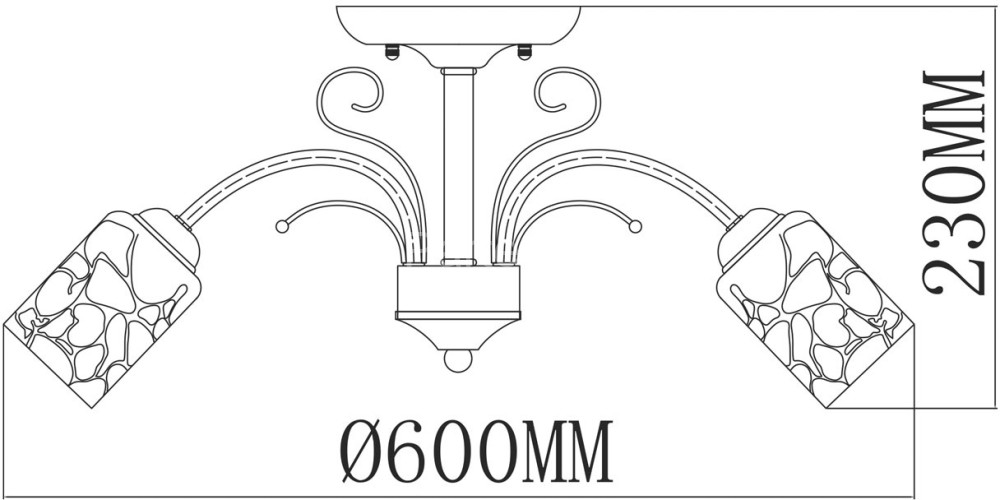 Потолочная люстра MW-Light 261019505