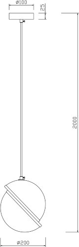 Подвесной светильник Freya FR5181PL-01CH