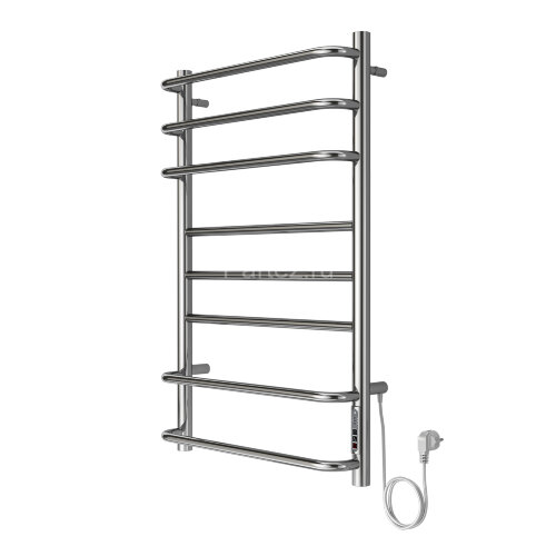 Полотенцесушитель электрический AZARIO MILAN 500/800 8 секций, диммер справа, хром (AZ90858)
