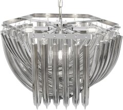 Подвесная люстра Lumina Deco LDP 7044-550 CHR+GY