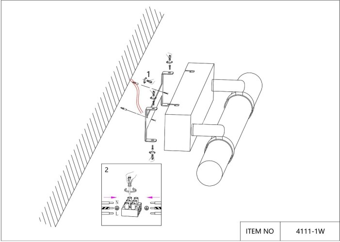 Настенный светильник Favourite 4111-1W