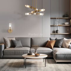 Потолочная люстра Eurosvet 60166/6 латунь