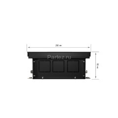 Конвектор внутрипольный Royal Thermo ATRIUM-90/200/800-DG-U-NA