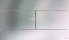 Клавиша смыва OLI Slim Inox даойной смыв, механическая, цвет нержавеющая сталь (057141)