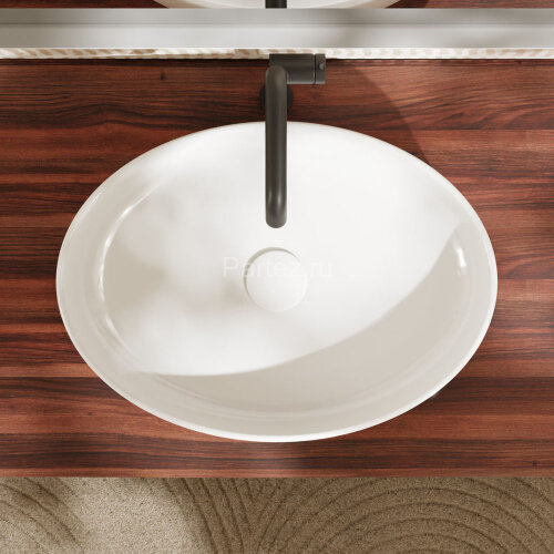 Раковина - чаша Hansgrohe Xuniva D 550x400x175 накладная, белый (60165450)