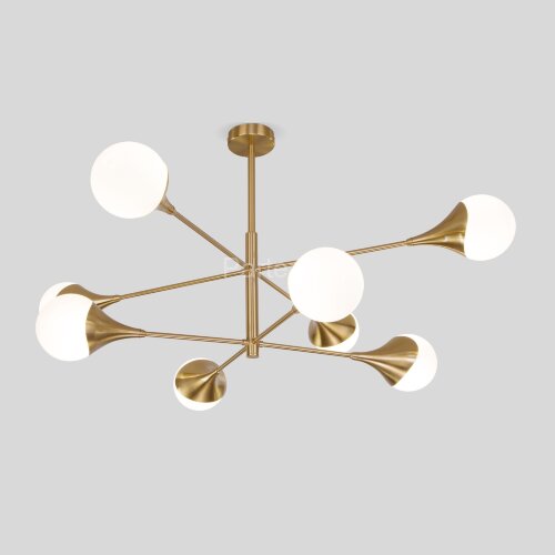 Потолочная люстра Eurosvet 60168/8 латунь