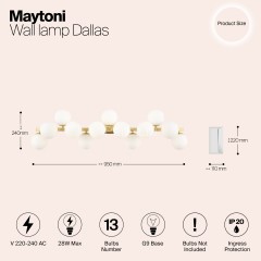 Бра Maytoni MOD547WL-13BS