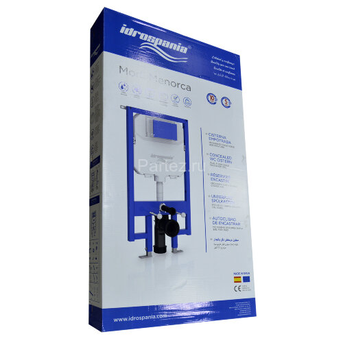 СЕТ: Инсталляция IDROSPANIA MENORCA +подвесной унитаз Azario Mona с сиденьем микролифт + клавиша And