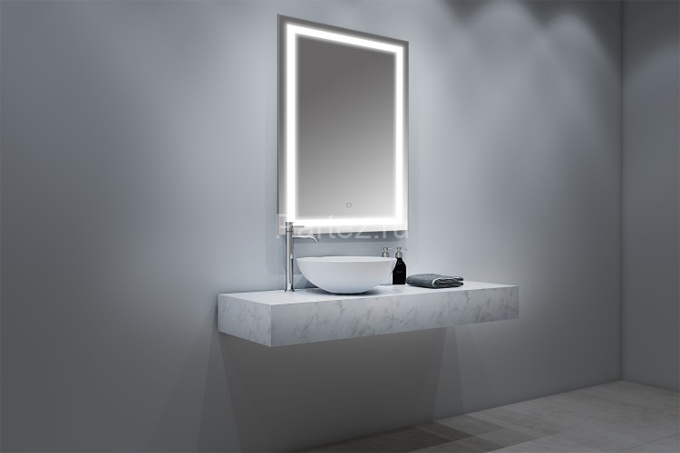 Зеркало Стиль 500х800 подсветка с сенсорным выключателем на подложке (CS00080495)