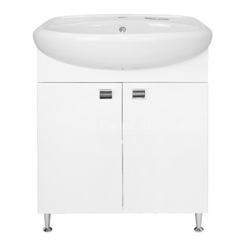 Комплект тумба Loranto Адель 60 615х455х840 напольная,с раковиной Арго 60 (CS00090396)