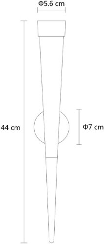 Бра Arte Lamp A6010AP-1SG