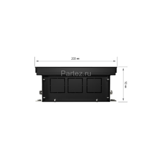 Конвектор внутрипольный Royal Thermo ATRIUM-90/200/1800-DG-U-AU