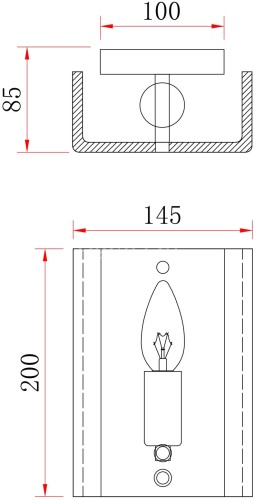 Бра Freya FR5190WL-01BS2
