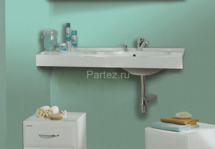 Раковина - столешнца AQUATON Отель1000, белая (1A70083NOT01R)