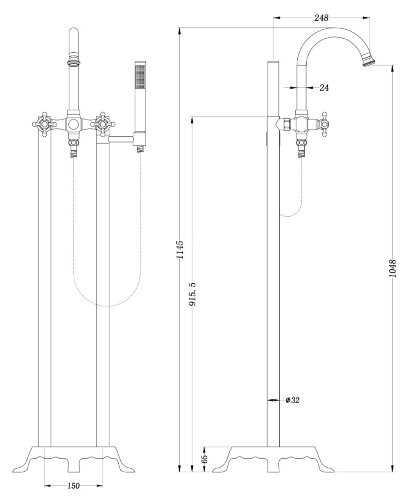 Смеситель Gemy G7100