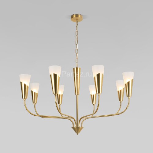 Подвесная люстра Eurosvet 60167/8 латунь