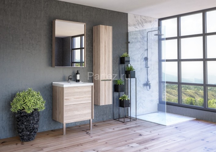 Тумба под раковину AQUATON Стоун подвесная, Сосна Арлингтон (1A231401SX850)