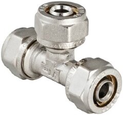 Тройник обжимной 32х32х26 VALTEC