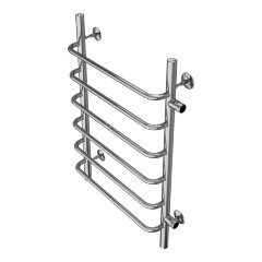 Полотенцесушитель водяной AZARIO MODENA 500/800 6 секций, боковое подключение, 1&quot;, хром (AZ08558)