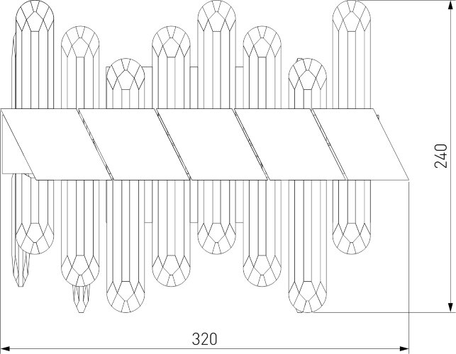 Настенный светильник Bogate's 420/1
