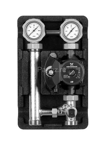 Насосная группа Meibes MK ME 66731 EA 1" с трехходовым смесителем, без насоса