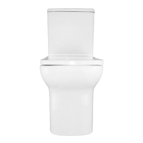 Унитаз-компакт Azario Alba 380х620х805 напольный, безободковый, в комплекте с арматурой GEBERIT, сид