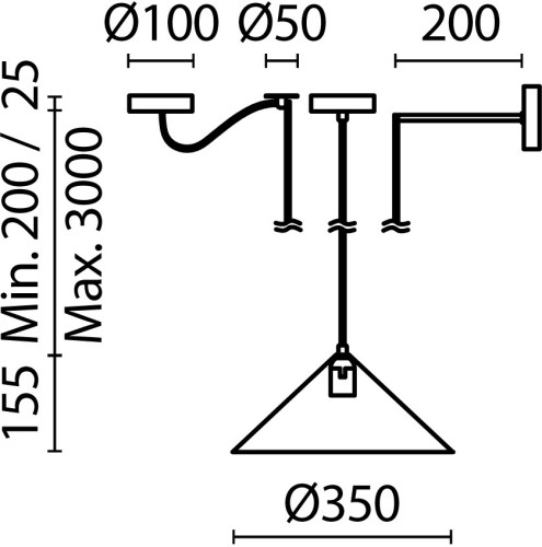 Подвесной светильник Maytoni MOD167PL-01GR